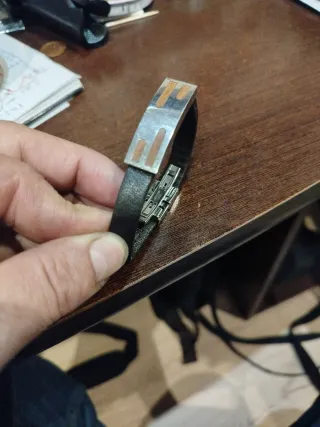 Pulsera Viceroy Cuero y Plata