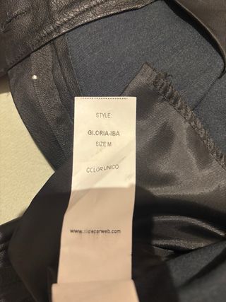 Pantalón polipiel MissSidecar negro