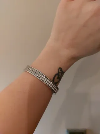 Pulsera Swarovski Plata con Cristales