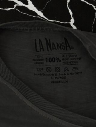 Camiseta manga corta Gris La Nansa