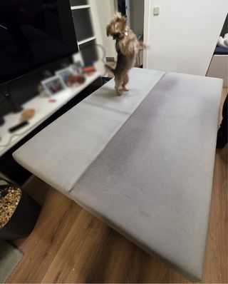 Sofá Cama Gris Tela