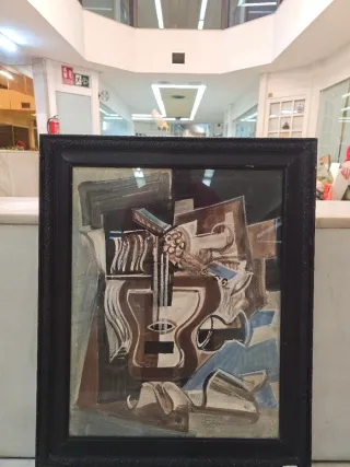 Técnica Mixta Cubista Musica