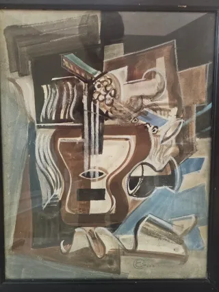 Técnica Mixta Cubista Musica