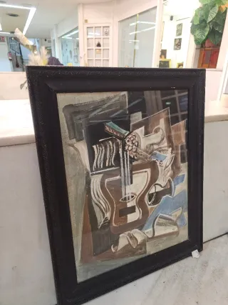 Técnica Mixta Cubista Musica