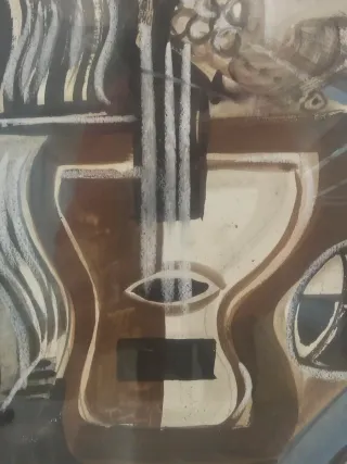 Técnica Mixta Cubista Musica