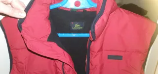 Chaleco acolchado rojo