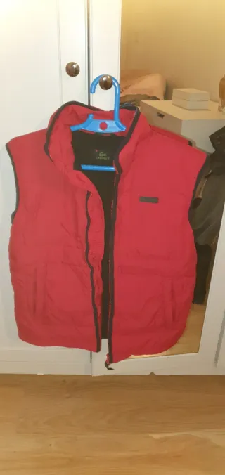 Chaleco acolchado rojo