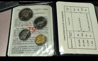 Lote 5 CARTERAS 1979. Pruebas Numismáticas. Madrid