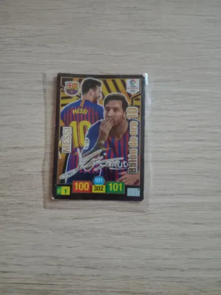 Cromos Messi firmado y Dusan Vlahovic extra