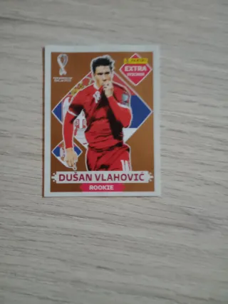 Cromos Messi firmado y Dusan Vlahovic extra