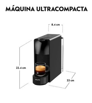 Cafetera Nespresso Essenza Mini Negra