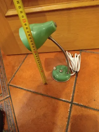 Flexo retro antiguo verde