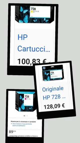 Cartucce HP 728 x 3