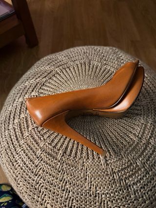 Zapatos tacón marrones sin estrenar