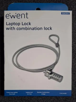 Candado Ewent para Portátil con Combinación