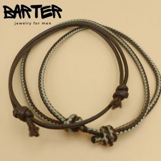 Braccialetti Barter mod 305 verdeacqua e marrone