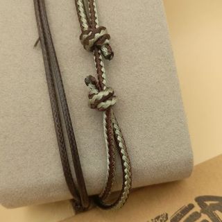 Braccialetti Barter mod 305 verdeacqua e marrone