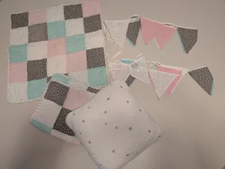 Conjunto infantil estrellas y banderines