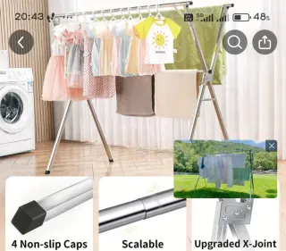 Tendedero de ropa telescópico
