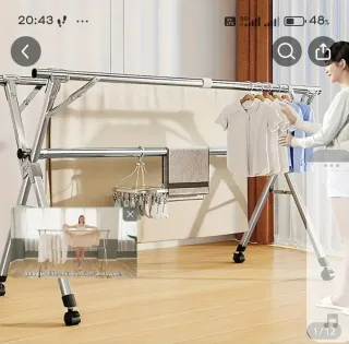 Tendedero de ropa telescópico