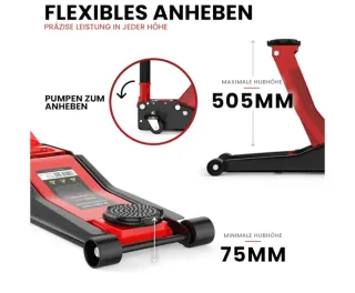 Gato Hidráulico 3T Perfil Bajo. Nuevo.