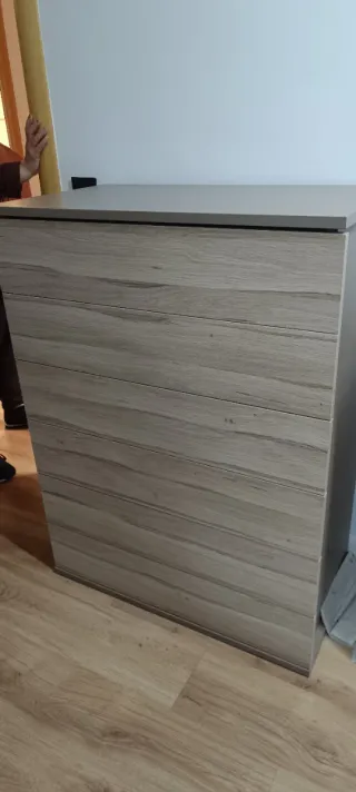 Cómoda 6 cajones madera