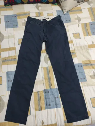 Pantalones chinos H&M azul marino