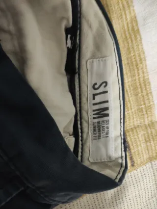 Pantalones chinos H&M azul marino