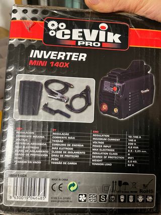 Soldadora Cevik Pro Mini 140X Inverter