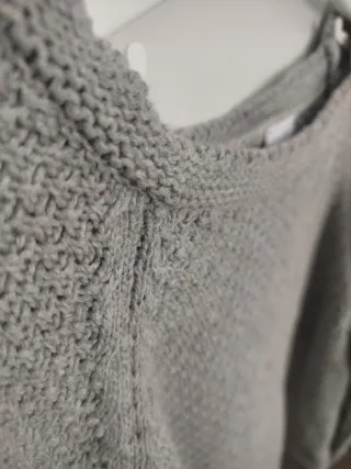 Jersey gris de algodón