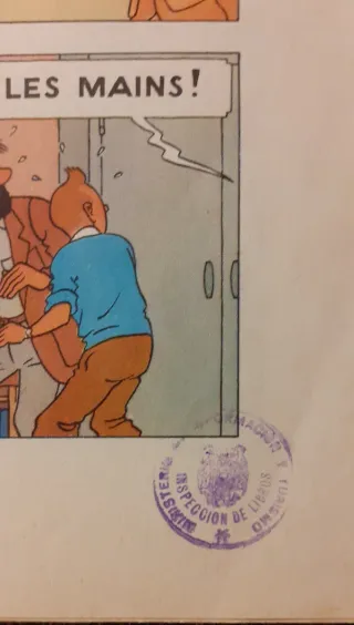 1956 B26. Tintin "L'affaire Tournesol". Rareza