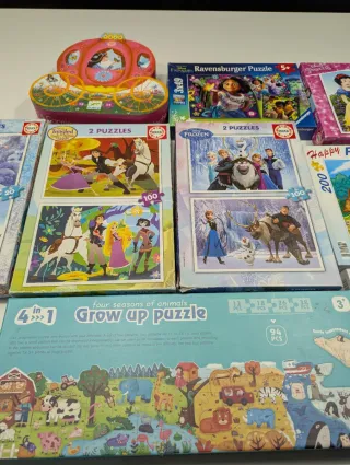 Pack de 7 Puzzles Infantiles