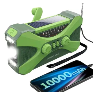RADIO DE EMERGENCIA SOLAR 10.000mAh
