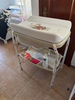 Bañera cambiador bebé