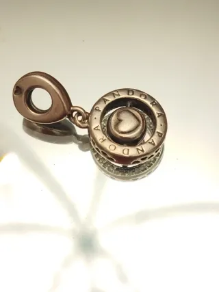 Charm Pandora Giratorio Corazón Circonitas