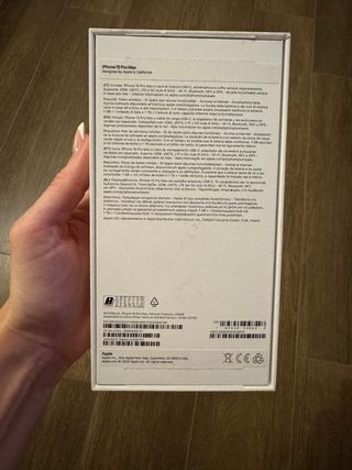 iPhone 15 Pro Max 256GB Plata regalo 2 fundas