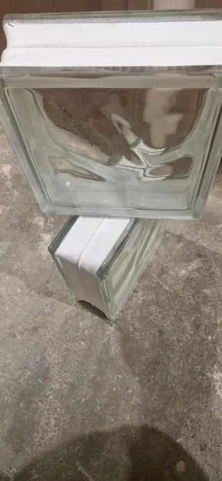 Bloques de cristal decorativos