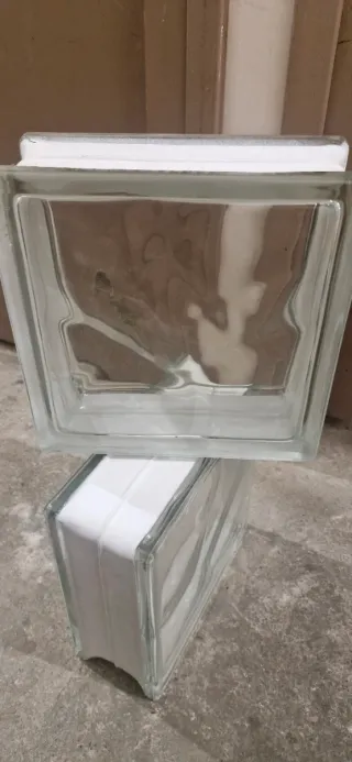 Bloques de cristal decorativos