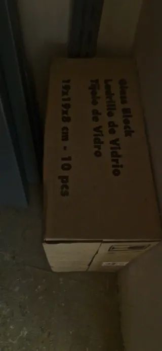 Bloques de cristal decorativos