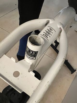 Bici senza pedali bianca