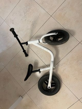 Bici senza pedali bianca