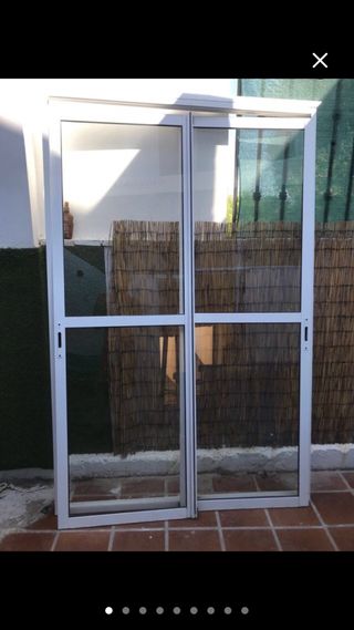 Balconera corredera aluminio blanco