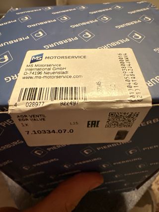 Válvula EGR BMW E93 2.0d 177cv N47