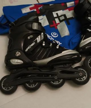 Patines en línea TOPICNOISY + bolsa + protecciones