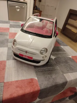 Coche Barbie Blanco y Rosa