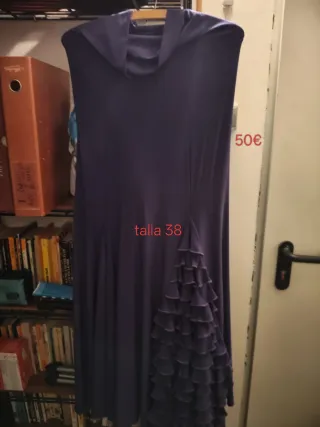 Vestido Flamenco Morado Talla 38, tb vale para 40.