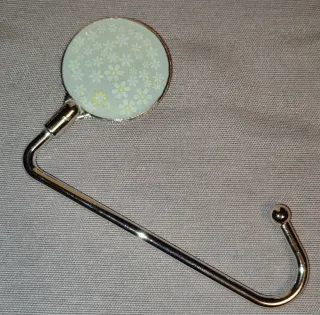 Colgador de bolso con diseño floral