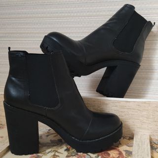 Botines tacón H&M Divided piel sintética T.39