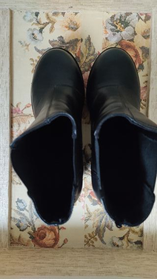 Botines tacón H&M Divided piel sintética T.39