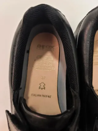 Zapatos Geox niño negros velcro